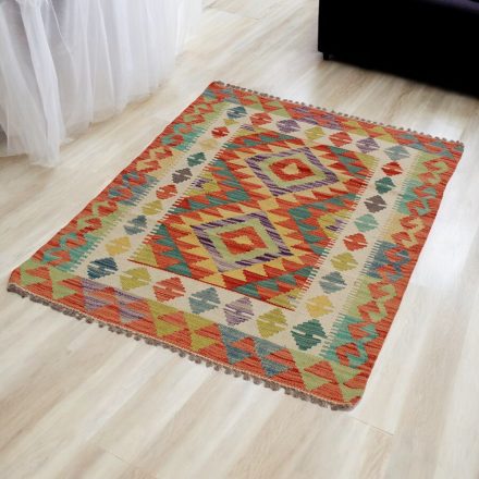 Covor Kilim lână Chobi 84x124 Kilim afgan țesut manual