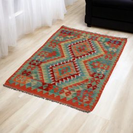 Covor Kilim Chobi 80x121 Kilim afgan țesut manual
