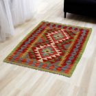 Covor Kilim afgan Chobi 75x110 Kilim etnic țesut manual
