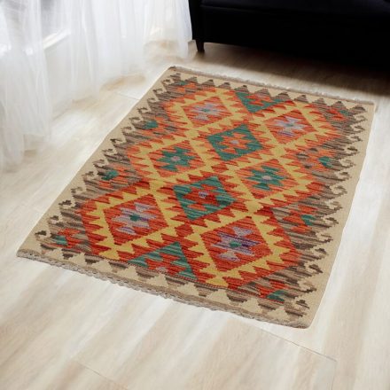 Kilim țesut manual Chobi 76x118 covor Kilim afgan din lână