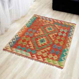Covor Kilim țesut manual 88x122 Covor Kilim Maimana