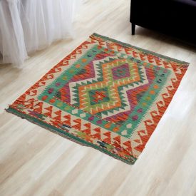 Kilim afgan Chobi 80x120 covor Kilim țesut manual