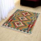 Covor Kilim din lână Chobi 85x115, Kilim afgan țesut manual