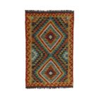 Kilim Chobi țesut manual 75x119, covor Kilim afgan din lână