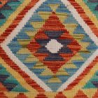 Kilim Chobi țesut manual 75x119, covor Kilim afgan din lână