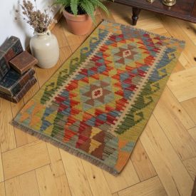 Covor Kilim autentic 61x96 Kilim etnic țesut manual