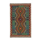 Covor Kilim Chobi 103x162, Kilim din lână țesut manual
