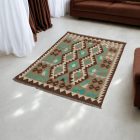 Covor Kilim afgan Chobi 101x145 Kilim etnic țesut manual