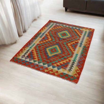 Kilim țesut manual Chobi 98x151 covor Kilim afgan din lână