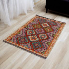 Kilim afgan Chobi 97x147 covor Kilim țesut manual
