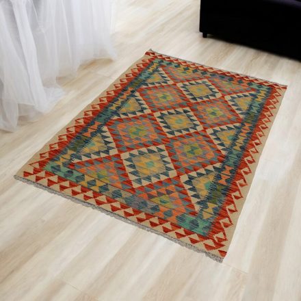 Kilim țesut manual Chobi 100x154 covor Kilim afgan din lână