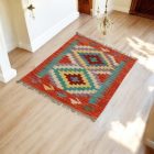 Covor Kilim afgan Chobi 59x90 Kilim etnic țesut manual