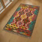 Covor Kilim din lână 59x92 Kilim țesut manual
