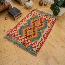 Covor Kilim din lână 61x90 Kilim afgan din lână