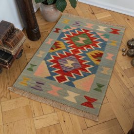 Covor Kilim Chobi 59x84 Kilim afgan țesut manual