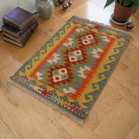 Covor Kilim Chobi 60x90 Kilim etnic țesut manual