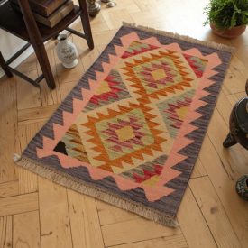 Covor Kilim din lână 59x92 Kilim din lână țesut manual