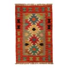 Covor Kilim autentic Chobi 59x90 Kilim etnic țesut manual
