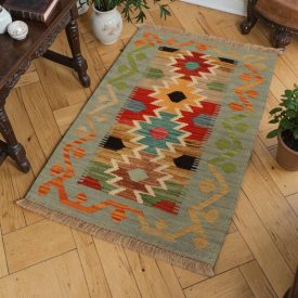 Covor Kilim din lână 59x91 Kilim afgan autentic