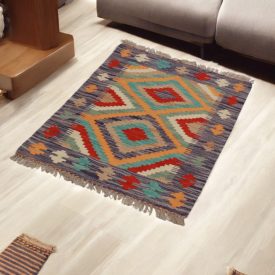 Covor Kilim etnic Chobi 60x91 Covor țesut manual afgan