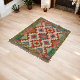 Kilim afgan Chobi 60x90 covor Kilim țesut manual