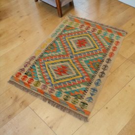 Covor Kilim etnic Chobi 69x92 Kilim afgan țesut manual