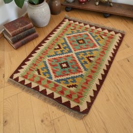 Covor Kilim Chobi 62x92 Kilim etnic țesut manual