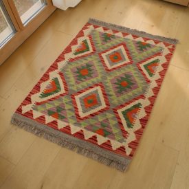 Kilim autentic 62x88 covor țesut manual