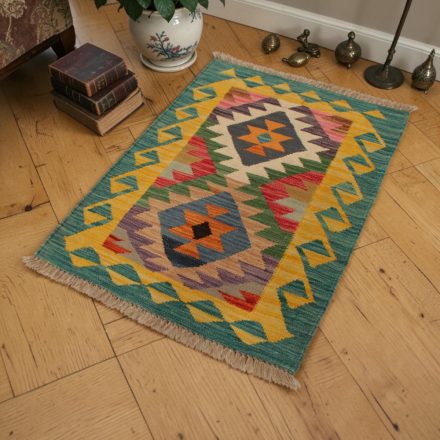 Covor Kilim etnic Chobi 60x86 Kilim țesut manual