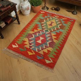 Covor Kilim autentic 60x92 Kilim afgan țesut manual
