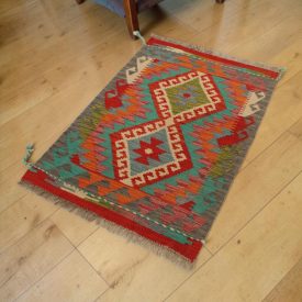 Covor Kilim din lână 63x90 Kilim afgan țesut manual