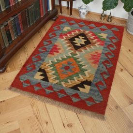 Covor Kilim din lână 60x88 Kilim țesut manual