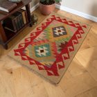 Covor Kilim afgan Chobi 63x90 Kilim afgan din lână