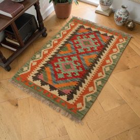 Covor Kilim Chobi 64x91 Kilim afgan țesut manual