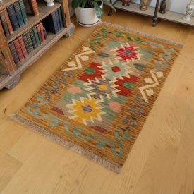 Covor Kilim din lână 59x91 Kilim din lână țesut manual