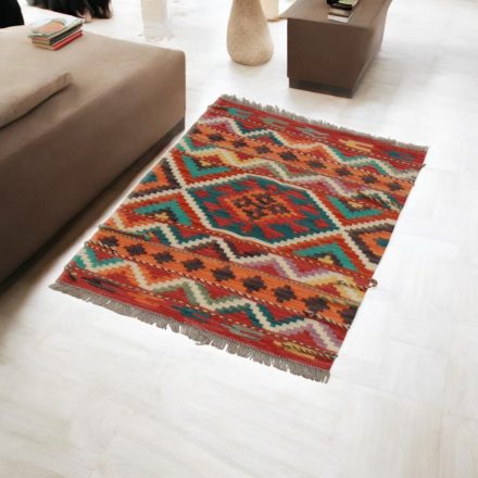 Kilim țesut manual Chobi 63x90 covor Kilim afgan din lână