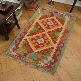 Covor Kilim Chobi 59x90 Kilim afgan țesut manual