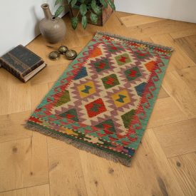 Covor Kilim autentic 65x97 Kilim etnic țesut manual