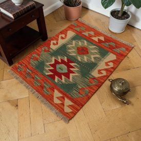 Covor Kilim afgan Chobi 61x81 Kilim din lână țesut manual