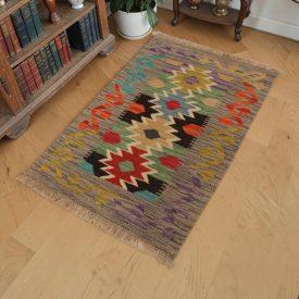 Covor Kilim Chobi 57x86 Kilim țesut manual