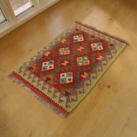 Covor Kilim din lână 63x90 Kilim afgan țesut manual