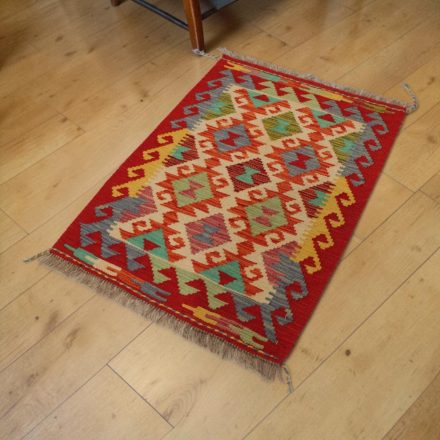Covor Kilim etnic Chobi 62x87 Kilim din lână țesut manual