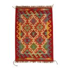 Covor Kilim etnic Chobi 62x87 Kilim din lână țesut manual