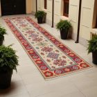 Covor traversă oriental Kazak 83x300, lucrat manual