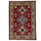 Covor oriental Kazak 101x143, lucrat manual