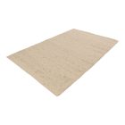 Covor lână bej 161x257 covor uni din lână