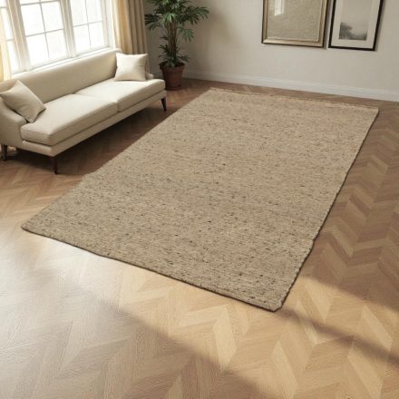 Covor lână gros gri 160x250 covor din lână modern