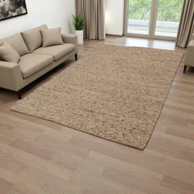 Covor lână gros 200x300 covor uni pentru living