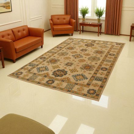 Covor oriental Kazak 194x297 covor lucrat manual pentru living