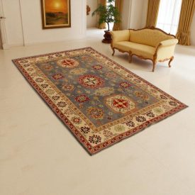   Covor oriental Kazak 168x235 covor lucrat manual pentru living